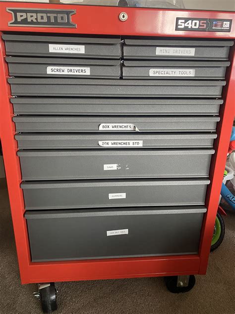 proto metal tool box 5400|proto 540s tool box.